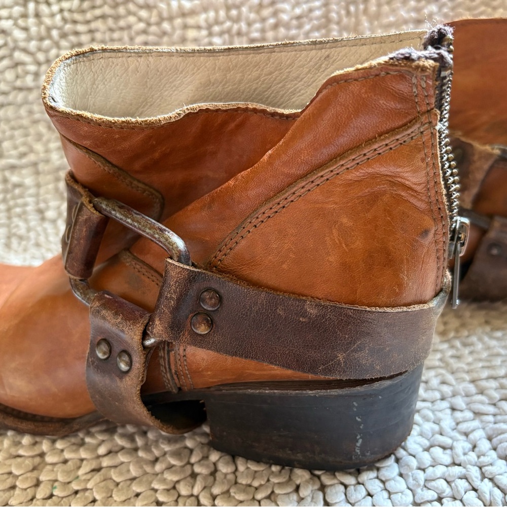 Freebird by Steven Santiago Tan Leather Ankle Boots - Picture 9 of 14